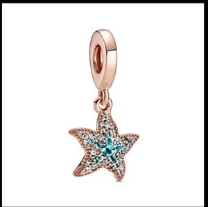 Sea star charm for Pandora 925